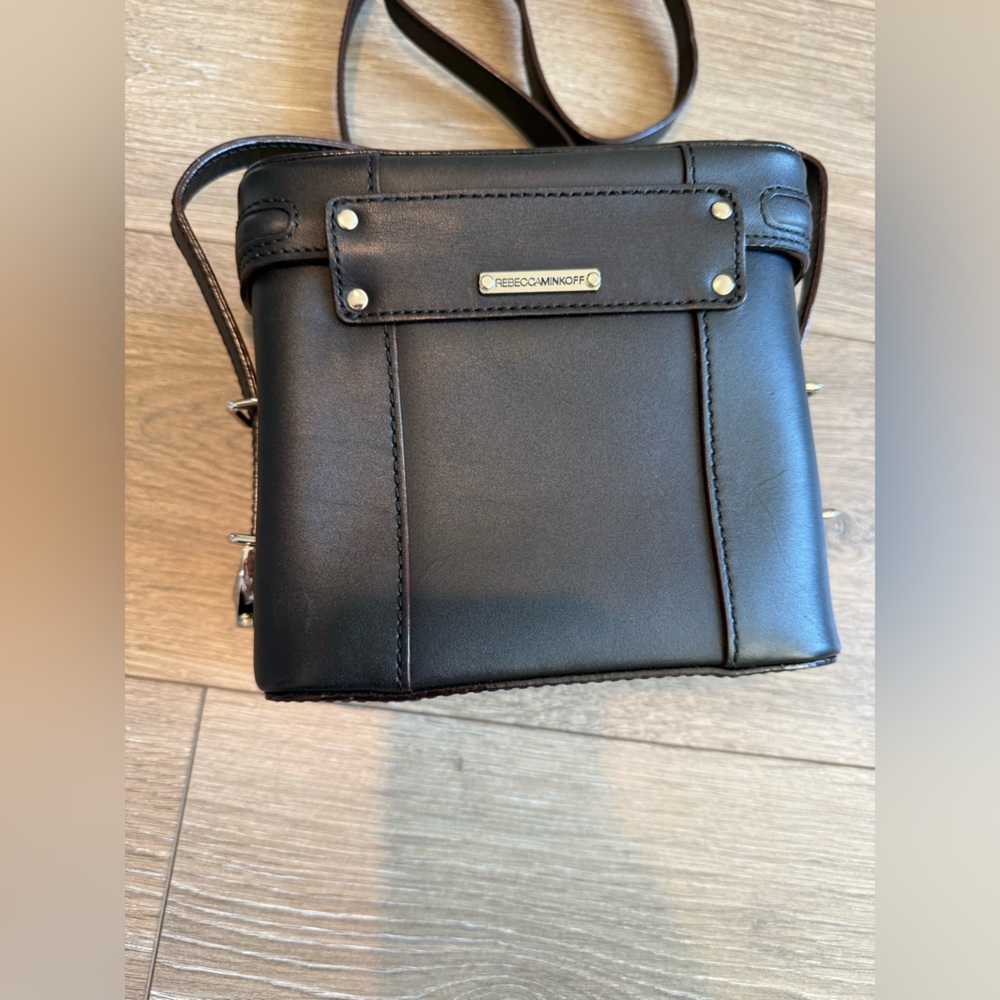 Rebecca Minkoff Craig Black Leather Camera Bag - Picture 11 of 16